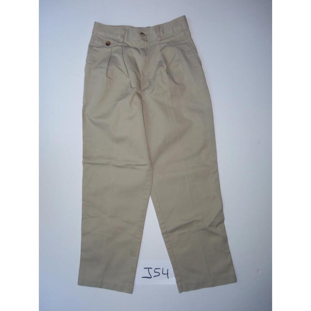 Class Club Khaki Pants Size 10 Regular Tan Pleated Boys -0317J54